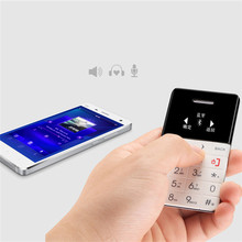 Original Ultra Thin mini Q5 Cell Phones Student Version Credit Card Mobile Phone FM MP3 Bluetooth