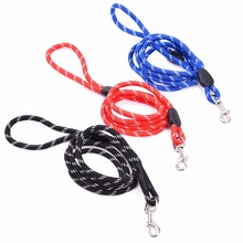 Free Shipping Training Walk Pet Lead Rope 165cm Long Strong Nylon Dog Puppy Leash Red Blue Color