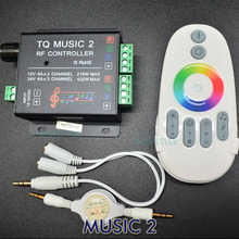 Из светодиодов RGB музыка контроллер рф удаленное 20 м из светодиодов света аудио управления TQ музыка 2 рф контроллер для 3528 5050 5630 RGB из светодиодов полосы света