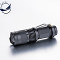 TAIYI Mini Black CREE 1200LM Waterproof LED Flashlight 3 Modes Zoomable LED Torch Tactical Penlight