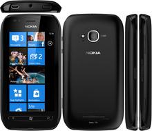 Original Unlocked Nokia Lumia 710 8GB Storage 5MP camera WIFI GPS Windows OS cell Phones in