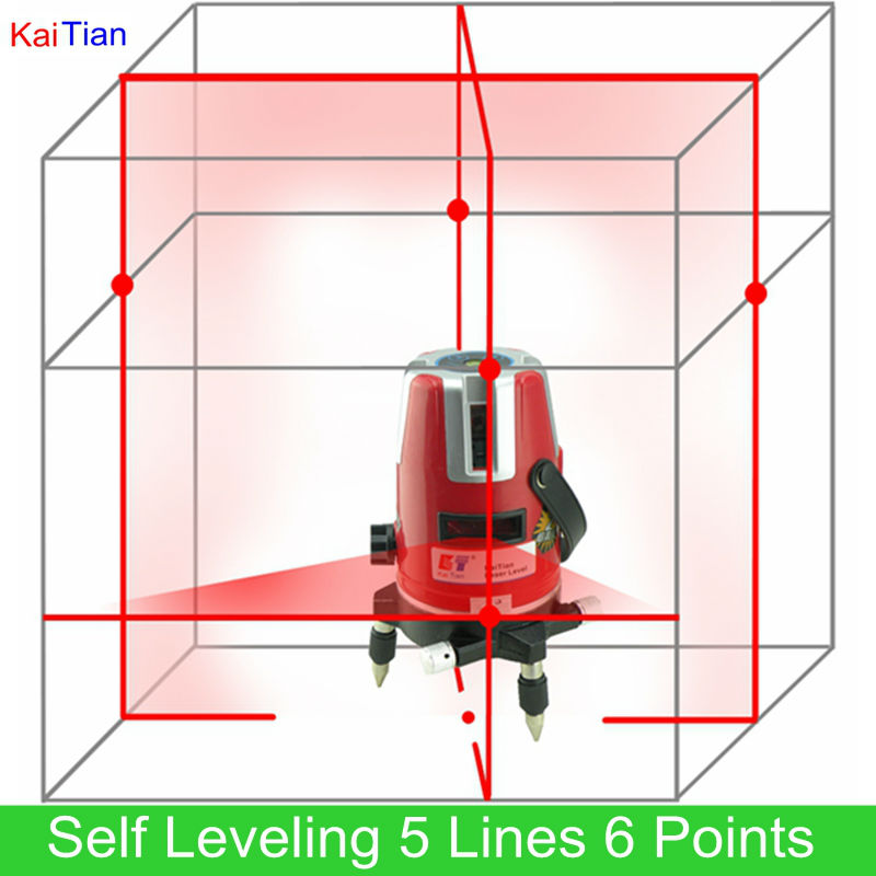 Kaitian 5 Lines 6 Points Laser Level M451N-D001