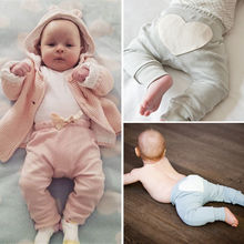 Toddler Infant Baby Boy Girl Heart Cotton Bottom Pants Trousers Leggings 6-24M