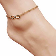 Amazing New Sexy Women Lucky Infinity Silver Plated Anklet Ankle Bracelet Foot Chain Elegant