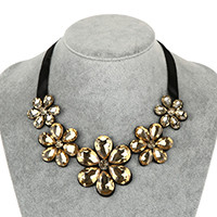 1pc-Flower-Crystal-Jewelry-Chunky-Pendant-Ribbon-Chain-Statement-Bib-Choker-Necklace-Jewelry-Accessories