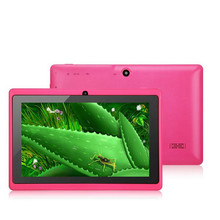 Free shipping 7 Q88 Allwinner A33 Duad Core 1 5GHz Q88 7 inch Tablet PC 1024