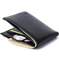 Dollar Price Men Wallets Famous Brand Genuine Cow Leather Wallets With Coin Pocket Thin Purse Card