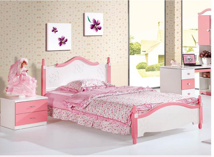 Compra muebles de cama de princesa online al por mayor de China