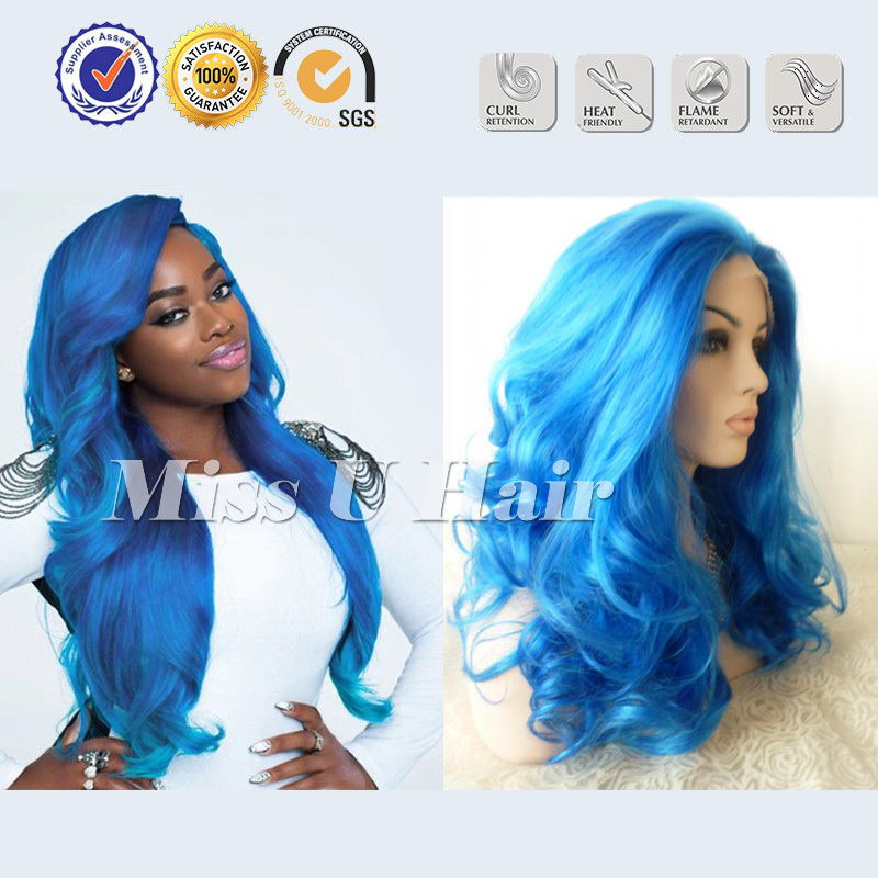 blue wig for baby