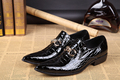 NEW Italian Style genuine leather shoes men s fashion brand design oxfords business casual lace up