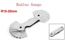 Medida R15-25mm Tool 32 hojas radio Gauge 2 unids envío gratis