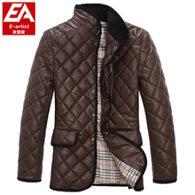 winter fur leather jacket coat men down-jacket mens jackets and coatsFree shipping famous brand plus size XXL 4xl 5xl 6xl leathe