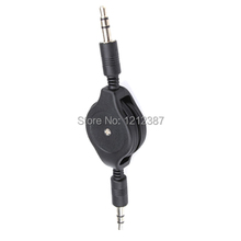 New 3.5mm Stereo AUX Auxillary Retractable Audio Male to Male  Date Cable Cord For iPod BS88 HB88
