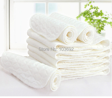 10 PCS LOT Reusable and Easy use Soft and Breathable Baby Modern Cloth Diapers inserts baby