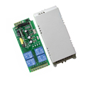 85v 250V 110V 220V 230V 4CH RF Wireless Relay Switch Learning Code Receiver Security System Garage