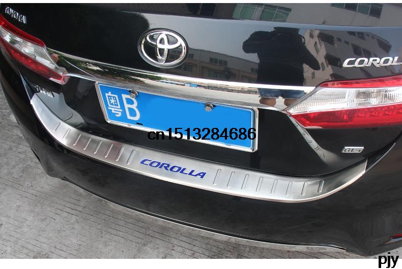 2014 2015 Toyota Corolla Rear Trunk Bumper Protector Full Cover Guard Plate TRIM