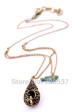 Fashion Jewelry Bird Nest Double Pendant Necklace