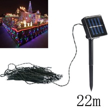 22m Solar String Fairy Light – 200 LED – Waterproof – Outdoor/Christmas/Party/Garden lights