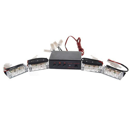 Hot-sell-Police-Style-Car-12V-12-LED-Red-Blue-Stroboscopic-Light-with-3-Mode-Controller-2