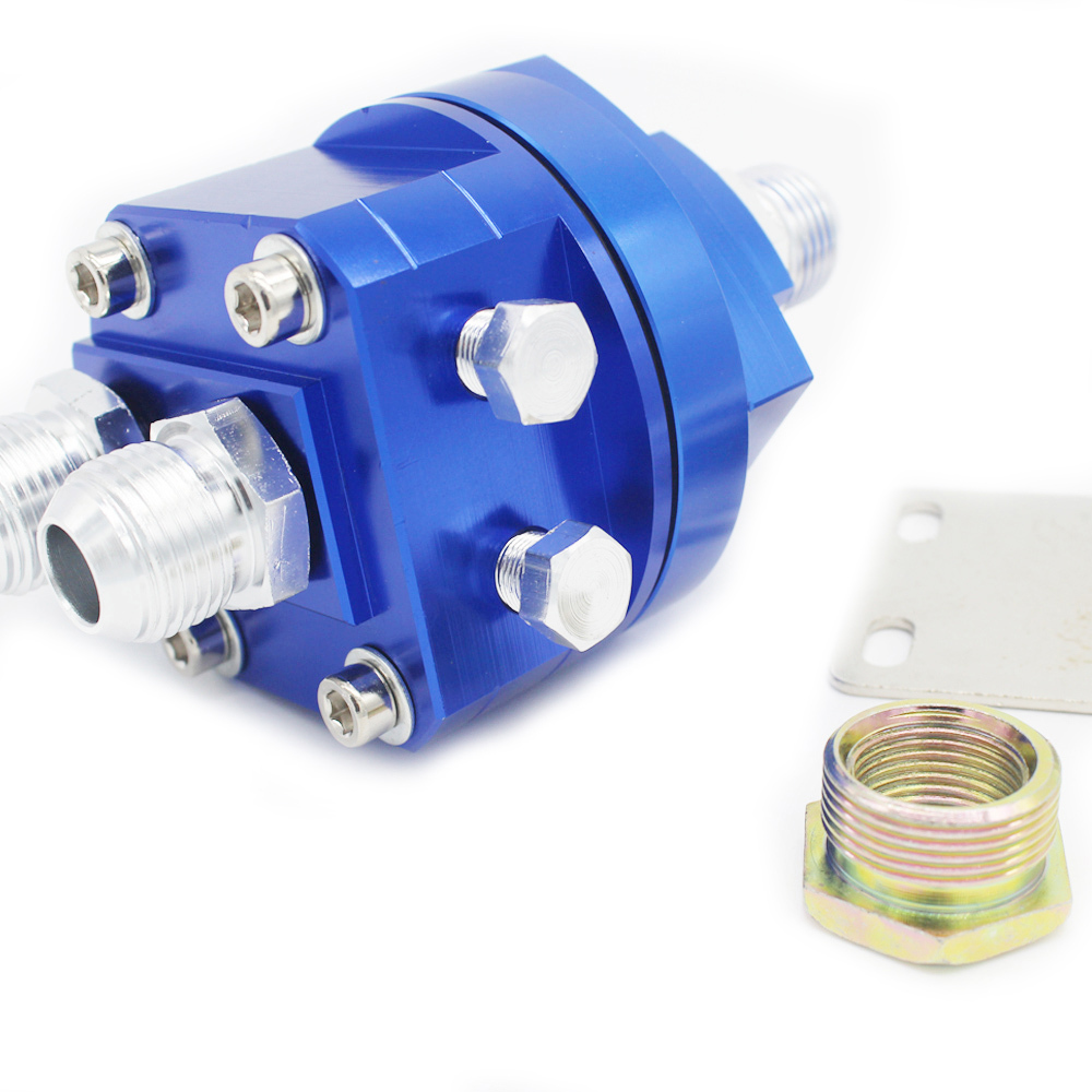MTX Universal ALUMINUM OIL FILTER RELOCATION MALE FITTING ADAPTER KIT 3