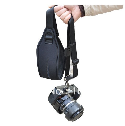 Photo Studio Accessories Black Quick Pro Single Shoulder Ergo Strap for DLSR SLR Camera