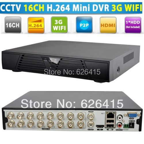 Details about 16CH 960H Network Video Recorder D1 HDMI P2P HVR/NVR/DVR Hybrid Digital Cloud