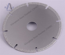 4 » 110 mm vacío diamante soldadas corte y disco para rocas, granito, ceremics, vidrio, mármol, azulejos de porcelana etc