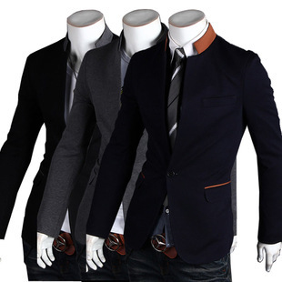 2015 New New Arrival Regular Polyester Cotton Single Breasted Broadcloth Full Jacket Men Blazer Men Blazer