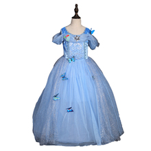 Girls Cinderella dress 2016 arrival baby dresses European and American fashion girls dress princess party dress girls clothing