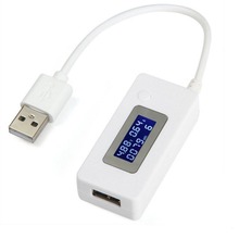 Safe Portable LCD Voltmeter USB Charger Capacity Current Detector Voltage Tester Meter For Cell Phone Power Digital Dispay