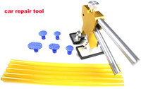 Super PDR Tools Kit Include Gold Dent Lifter 5pcs Blue Tabs 5pcs Yellow Glue Paintless Dent Repair Tools Y-017