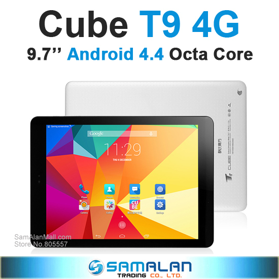 9 7 Cube T9 MT8752 Octa Core Tablet PC 2048x1536 Retina 3G Dual 4G Dual camera