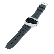 Fashion Sports Men s Waterproof Airplane Shaped Dial Multi Function LED Light Digital Silicone Wrist Watch