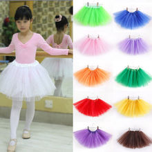 New 2015 Cute Baby Girls Tutu Ballet Toddler Kids Party Skirt Multi-colors Ball Gown