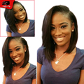 Virgin Malaysian Full Lace Wig Unprocessed Bob Lace Front Wigs For Black Woman Bob Short Straight