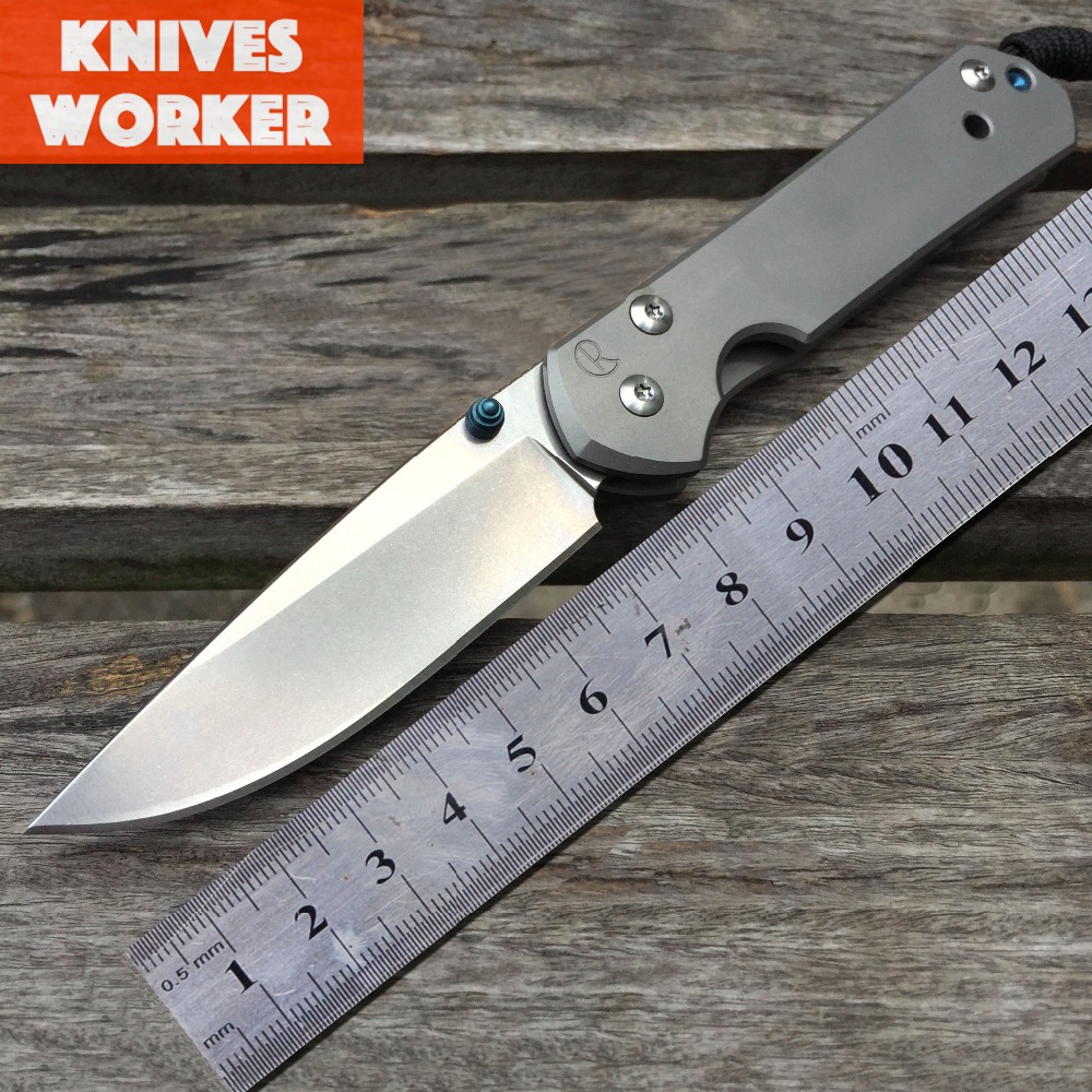 LDT Small Sebenza 21 Folding Blade Knives D2 Blade Titanium TC4 Handle Tactical Camping Knife Pocket Outdoor Survival EDC Tools