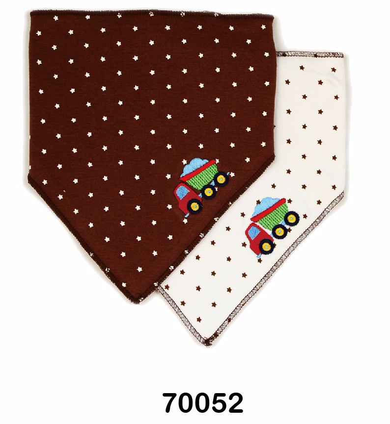High Quality Cotton Baby Bibs Burp Cloths Cartoon Character Print Baby Bandana Bibs Saliva Towel Dribble Triangle Head Scarf