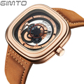 2016 GIMTO brand fashion casual man s sport watch square dial design quartz watch Military big