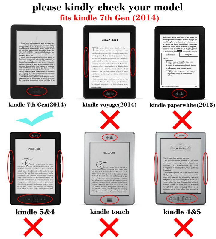 smart leather cover case Kindle Case for 2014 7th Generation New Kindle 6" ereader Cover Kindle Cover for Amazon New Kindle Case smart leather cover case Kindle Case for 2014 7th Generation New Kindle 6" ereader Cover Kindle Cover for Amazon New Kindle Case