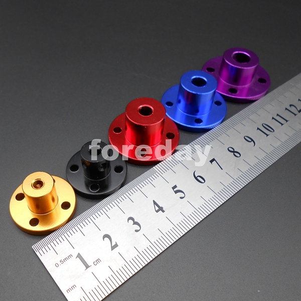 Description Picture 6 of itemNEW 3MM 4MM 5MM 6MM 8MM Aluminum alloy Rigid flange coupling Shaft shaft support Fixed seat 3/4/5/6/8mm couplers * FD377-381