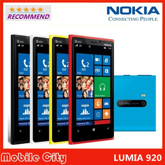   Nokia 920,   Lumia  3 G / 4 G 8.7 mp GPS wi-fi Bluetooth