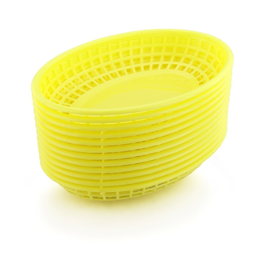 oval plastic food basket (4)