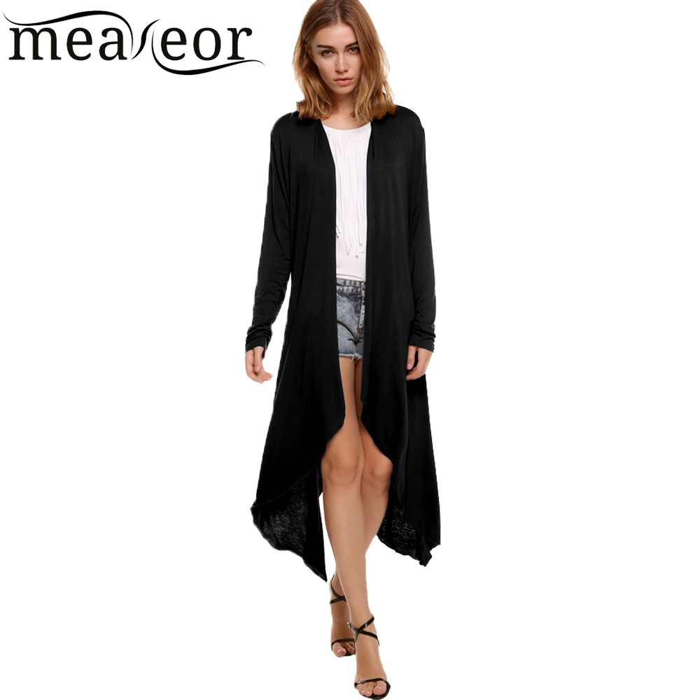 Meaneor Brand New kimono Cardigan Women casual winter Sweet white black Crochet Knitted Blouse Tops Lady long Sweaters Cardigans
