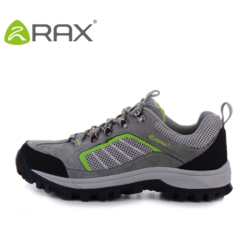 Фотография Rax Men Shoes Suede Leather Mesh Outdoor Casual Shoes Men Spring And Summer Non Slip Breathable Outdoor Shoes #B2293