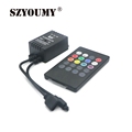 SZYOUMY Newest LED Music IR Controller 12V 6A 20 Keys IR Remote Controller for 3528 5050