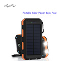 2016 New compass Portable Solar Power Bank Real 20000mAh External Battery DUAL USB Ports power bank
