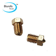 3D printer parts DIY Reprap brass E3D-V6 nozzle 0.25 mm1.75 mm filament hotend marked number 1.75*0.25mm