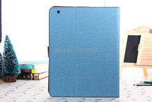 fashion tablet case Maganetic jeans style pu leather cover ID card slot stand holder case for