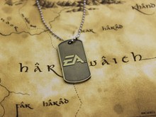 2015 Men Jewelry BF4 Battlefield 4 Dog Tag Military card Pendant Necklace Free Shipping Wholesale