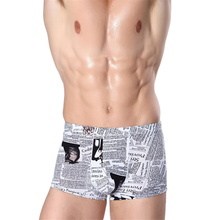 Boxer Men Printed Ice Silk Plaid Panties Male Boxer Breathable Heathy Underwear Men Fashion Shorts Men Boxer Underpants